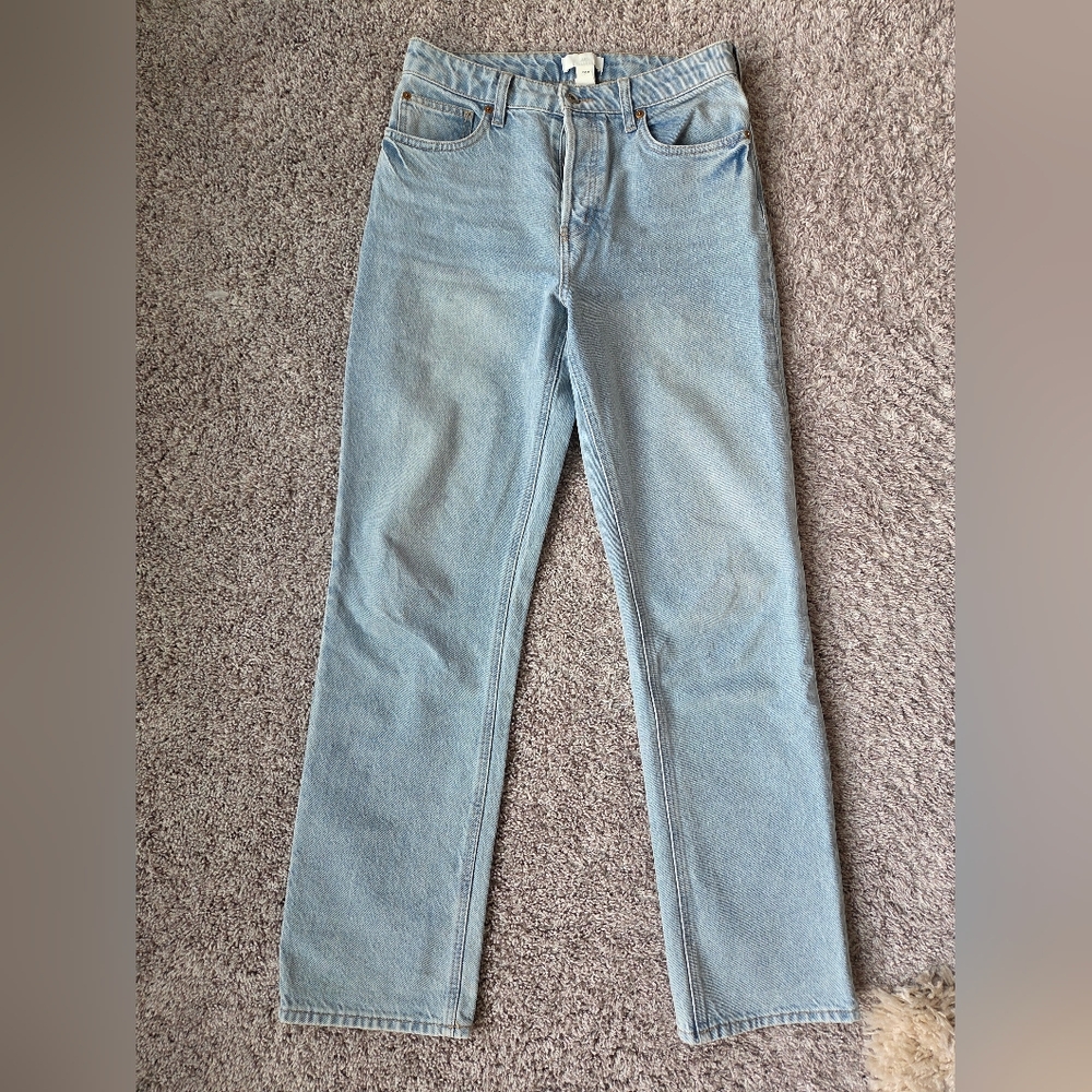 H&M Light Wash Straight Leg Jeans